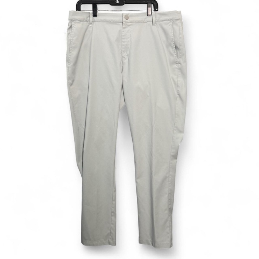 Puma Golf Pants 38x32 Dry Cell Active Off-White Preppy Sporty Streetwear EUC
